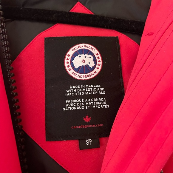 Red Canada Goose Jacket Size Small - Picture 3 of 10